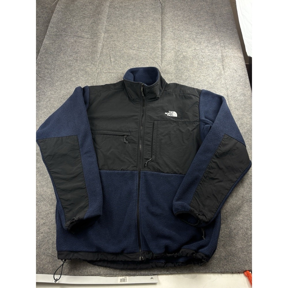 The North Face Retro Denali Jacket Mens XL Navy Blue Polartec Fleece Granola SEE
